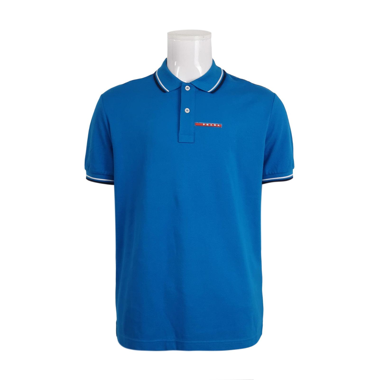 Prada Prada Colorblock Logo Polo Shirt 0089 Size XL / US 12-14 / IT 48-50 - 1 Thumbnail