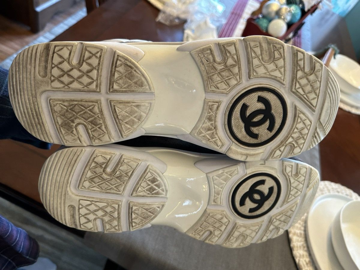 Chanel Chanel Suede Low Top Sneakers Size US 12 / EU 45 - 6 Thumbnail