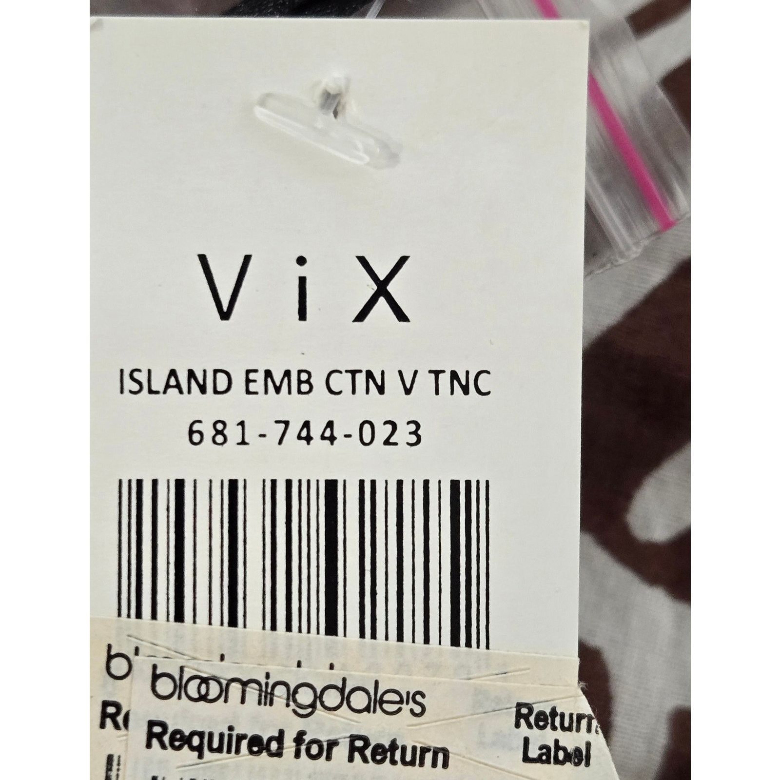 Other Hermanny By Vix Brown Tan Beaded Bodice Swim Cover Up L NWTS Size L / US 10 / IT 46 - 8 Thumbnail