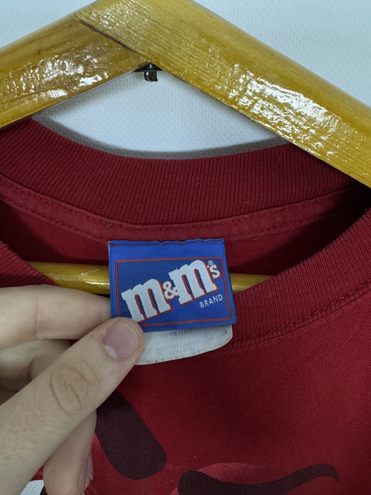 Vintage VINTAGE M&MS FULL PRINT T-SHIRT TEE RED CANDY Size US L / EU 52-54 / 3 - 8 Thumbnail