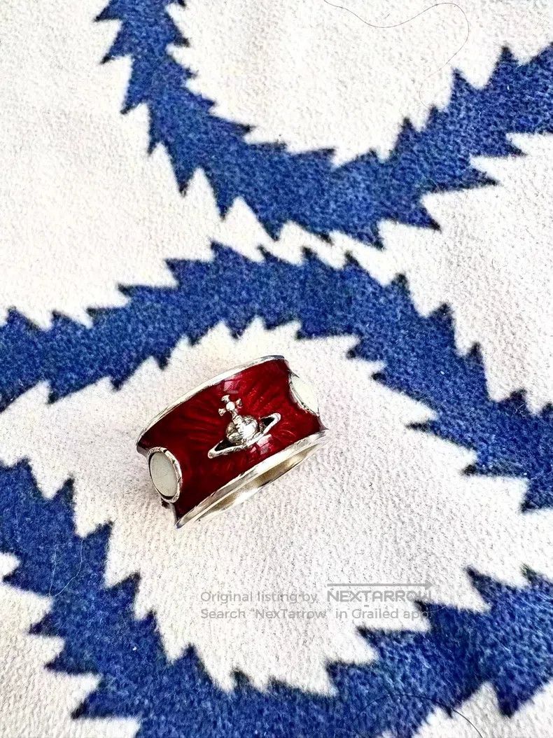Vivienne Westwood Vivienne Westwood Red King's Ring Size ONE SIZE - 1 Thumbnail