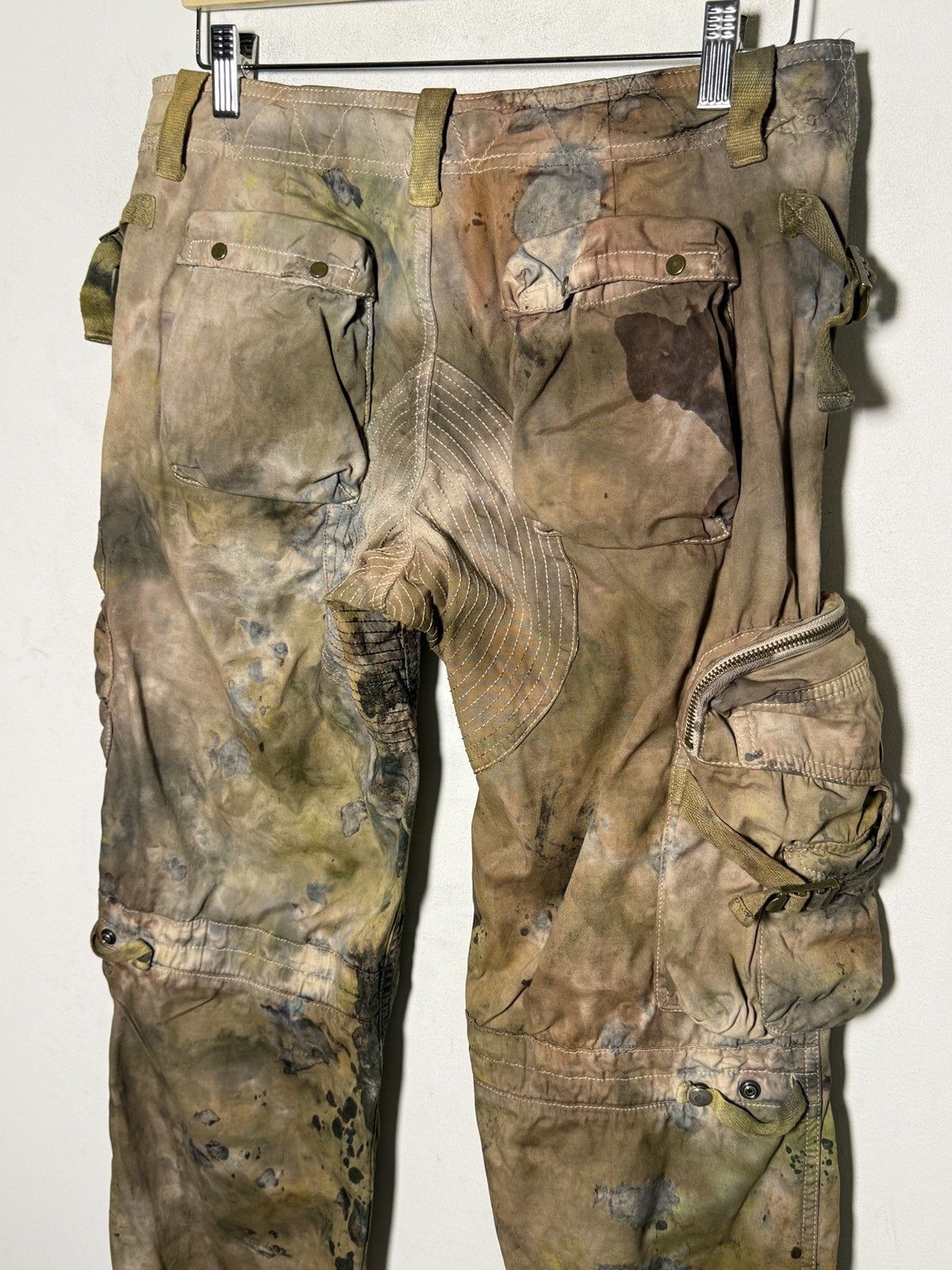 Polo Ralph Lauren ralph lauren tie dye cargo multipocket army pants Size US 31 - 6 Thumbnail