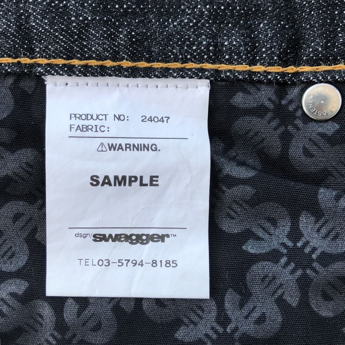 Swagger Swagger Selvedge Abstract Art Jeans Size US 30 / EU 46 - 22 Thumbnail