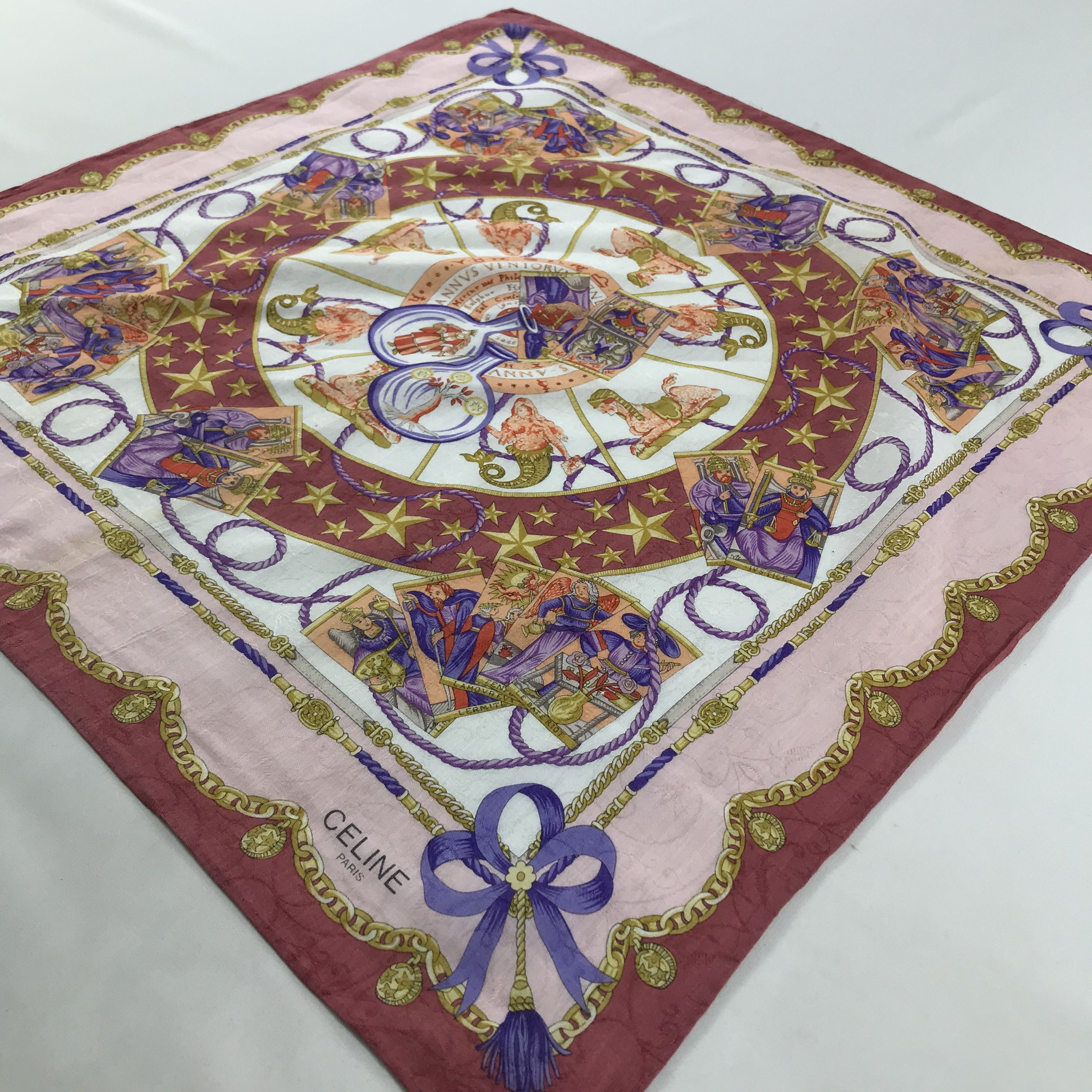 Celine × Vintage Celine Bandana / Handkerchief / Neckerchief - S1302 Size ONE SIZE - 2 Thumbnail