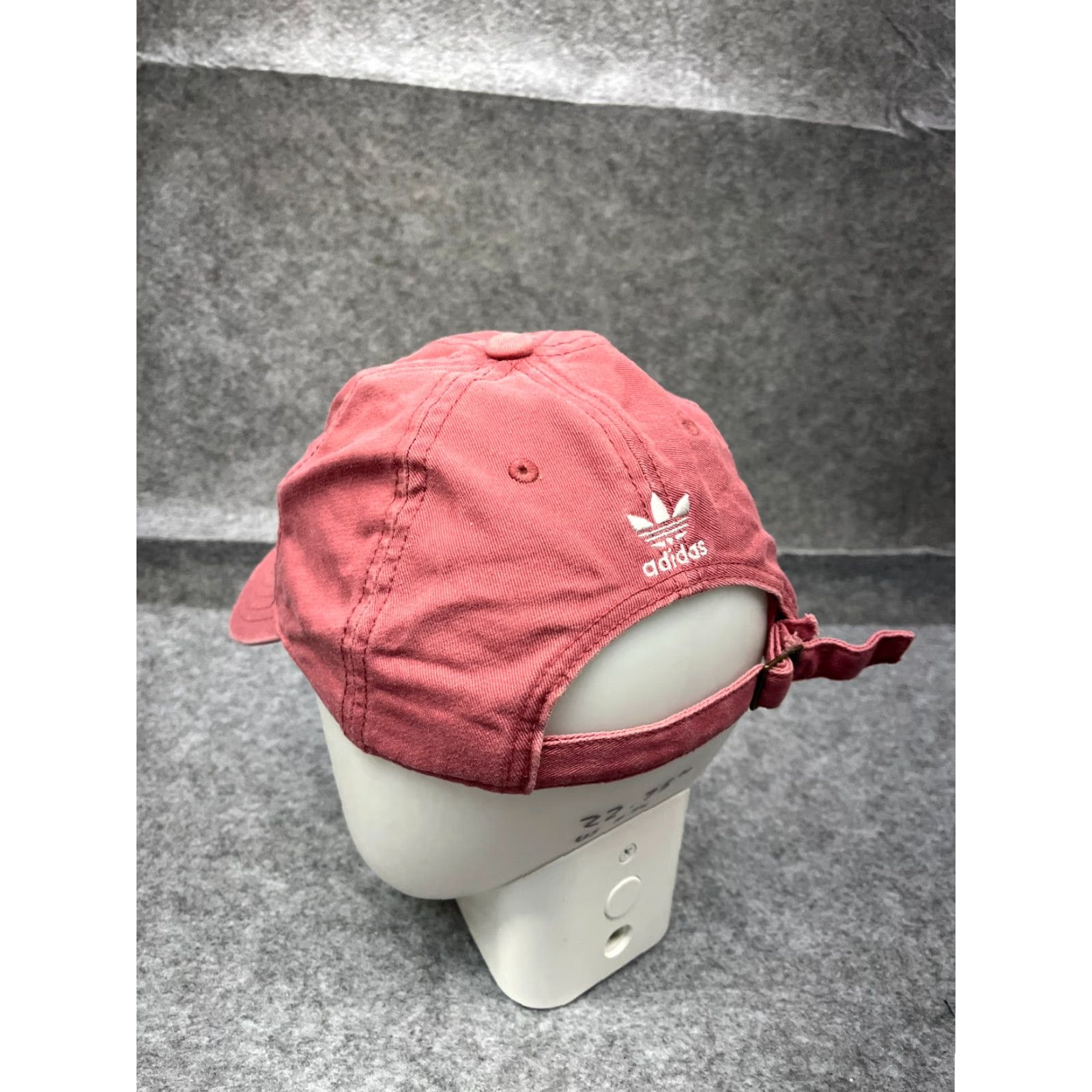 Adidas Adidas Hat Cap Strap Back Womens One Size Pink Embroidered 3 Stripes Cotton Size ONE SIZE - 5 Thumbnail