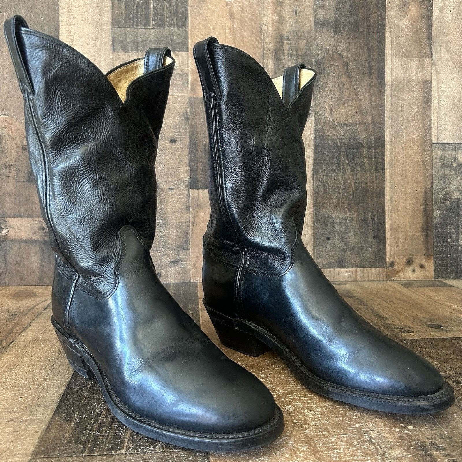 Justin Justin 3040 Tobias Vibram Sole Cowboy Boots Mens 9.5 EE Size US 9.5 / EU 42-43 - 1 Thumbnail