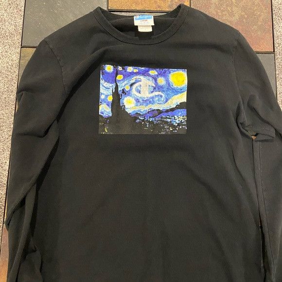 Champion Champion Black Long Sleeve with Starry Print Size US L / EU 52-54 / 3 - 1 Thumbnail