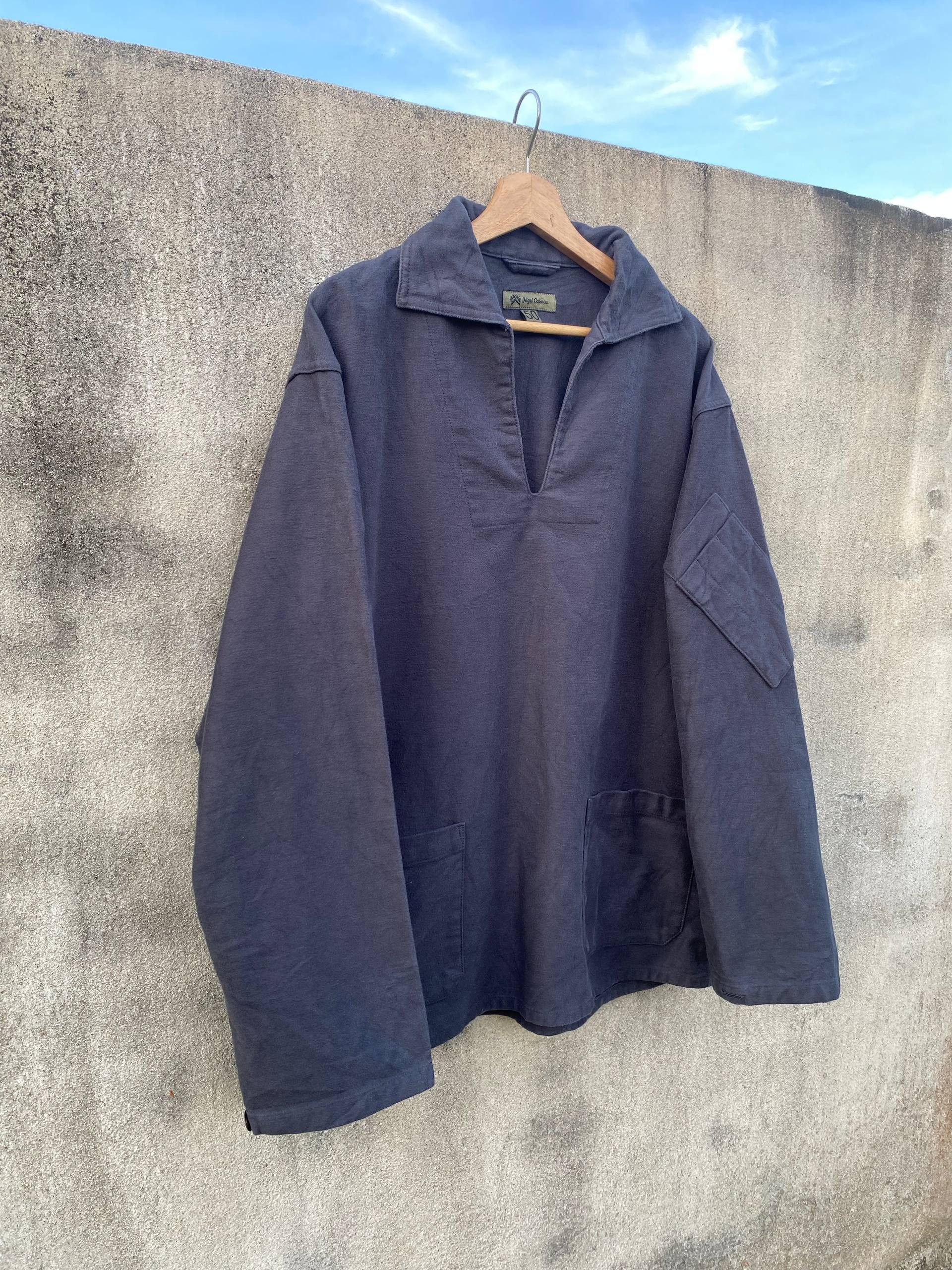 トップス nigel cabourn FRENCH WORK SHIRT MOLESKIN Nigel Cabourn ナイジェルケーボン FRENCH WORK SHIRT HEAVY DUNGAREE