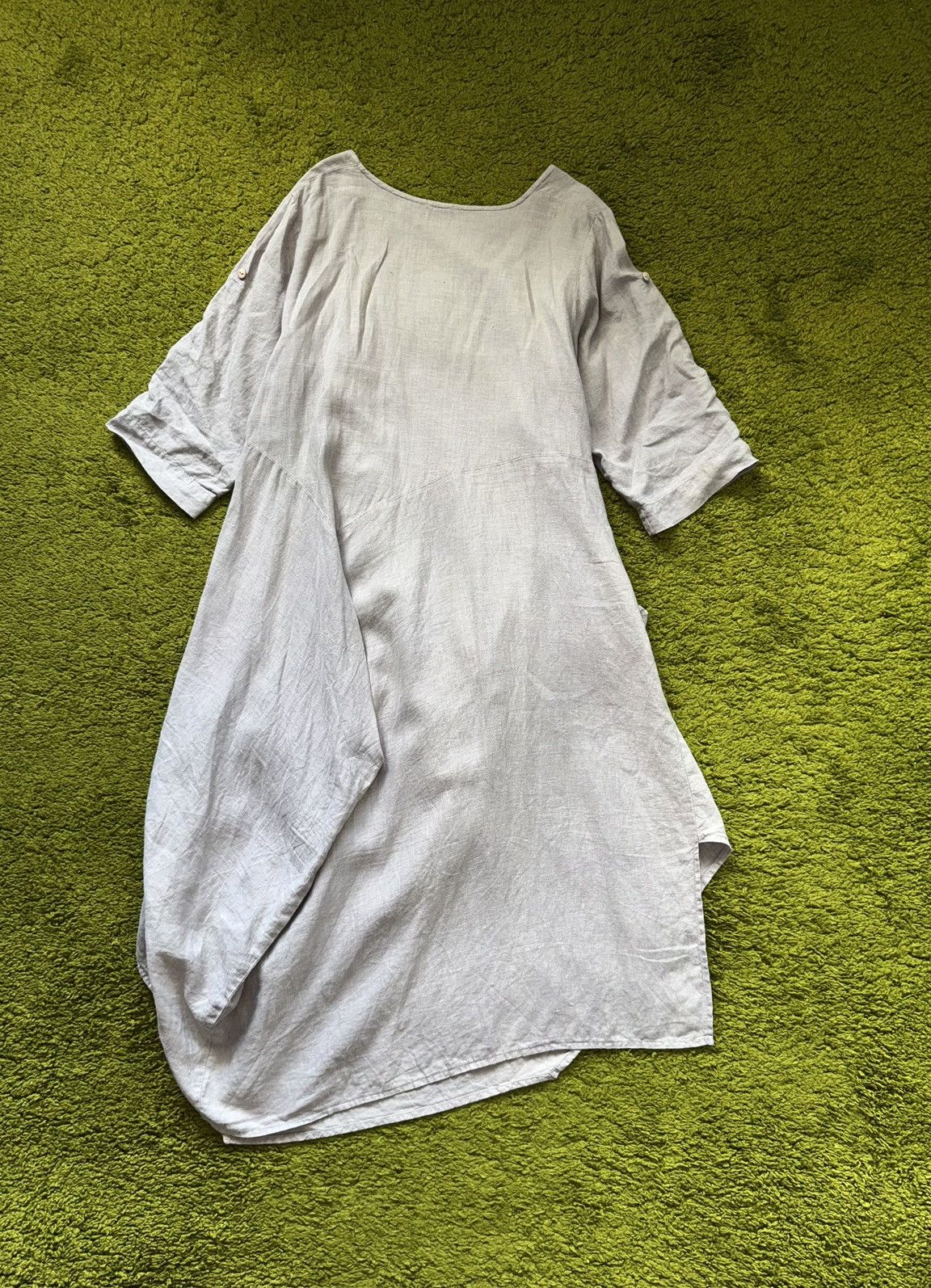 Hysteric Glamour Grizas 100% linen avant garde assymetric wide dress Size XL / US 12-14 / IT 48-50 - 2 Thumbnail