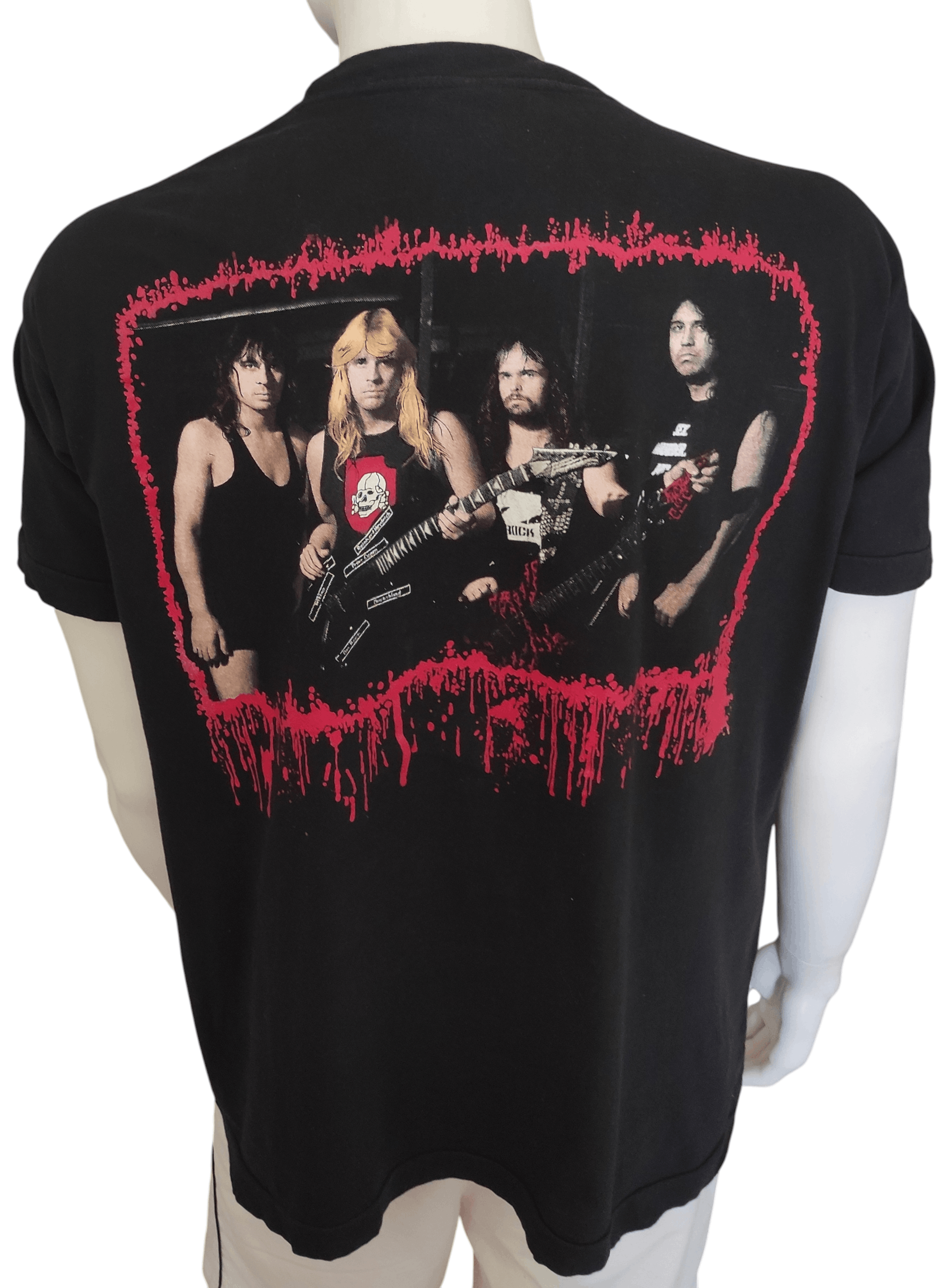 Band Tees Slayer T Shirt Vintage 1990 Grail Size US XL / EU 56 / 4 - 3 Thumbnail