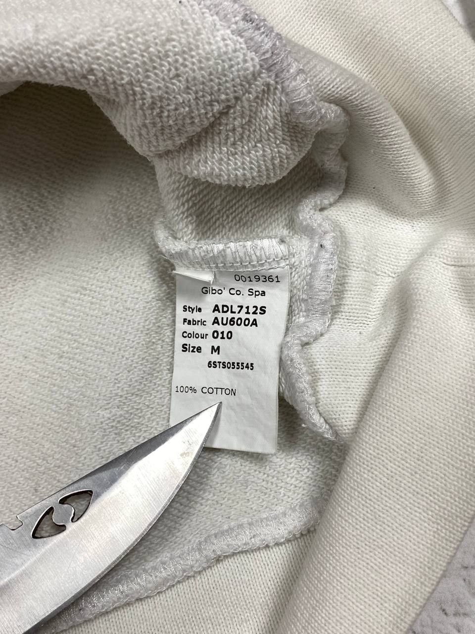John Galliano Rare John Galliano White Graphic Print Hoodie Made in Italy Size US M / EU 48-50 / 2 - 15 Thumbnail