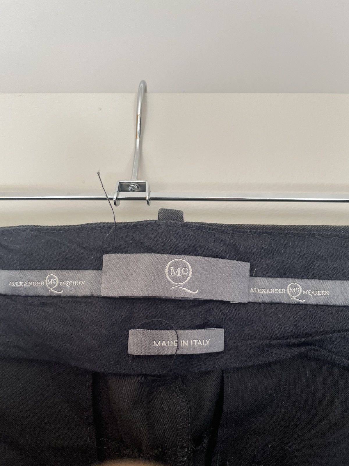 Alexander McQueen 2000s Low Waisted Black Cotton Pants Size US 34 / EU 50 - 10 Thumbnail