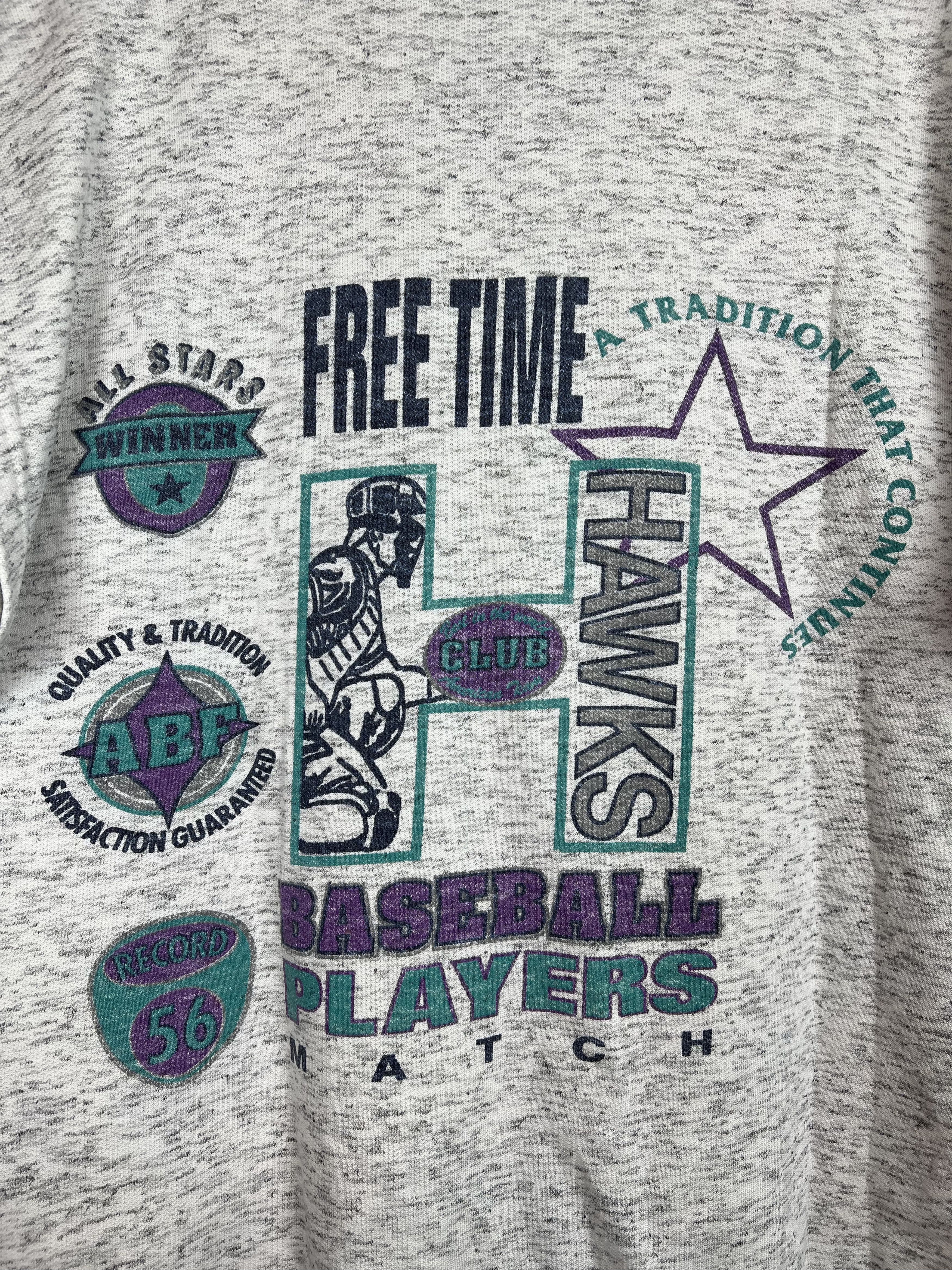 Vintage Free time VTG HAWKS baseball all stars vintage rare Size US M / EU 48-50 / 2 - 7 Thumbnail