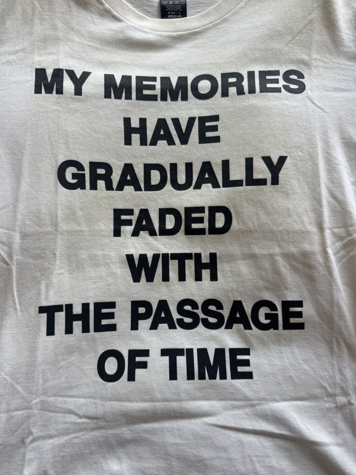 Number (N)ine Number (N)ine White Text tee Size US L / EU 52-54 / 3 - 3 Thumbnail