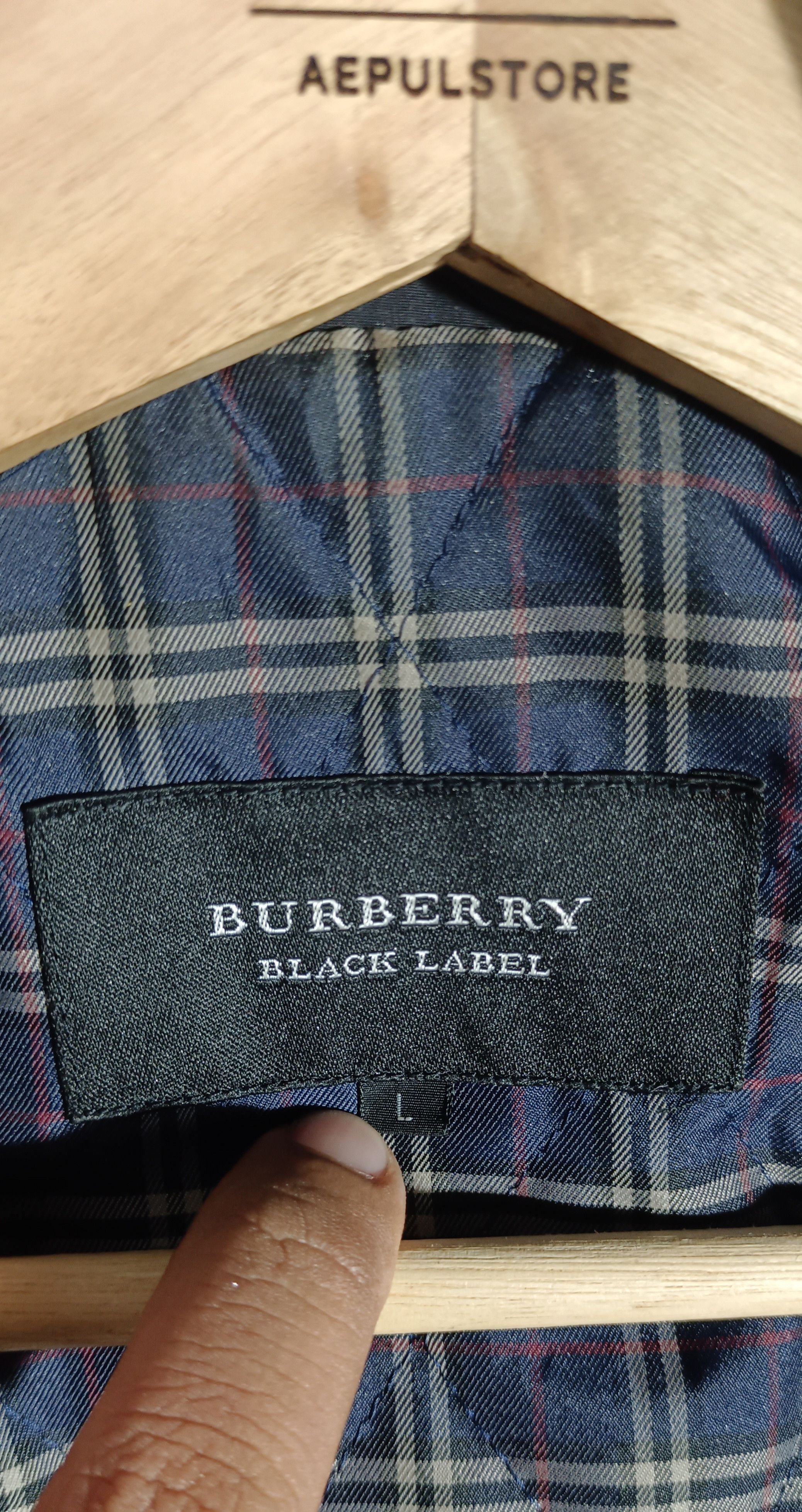 Burberry Burberry Black Label Nova Check Double Zipper Wool Outer Size US L / EU 52-54 / 3 - 14 Thumbnail