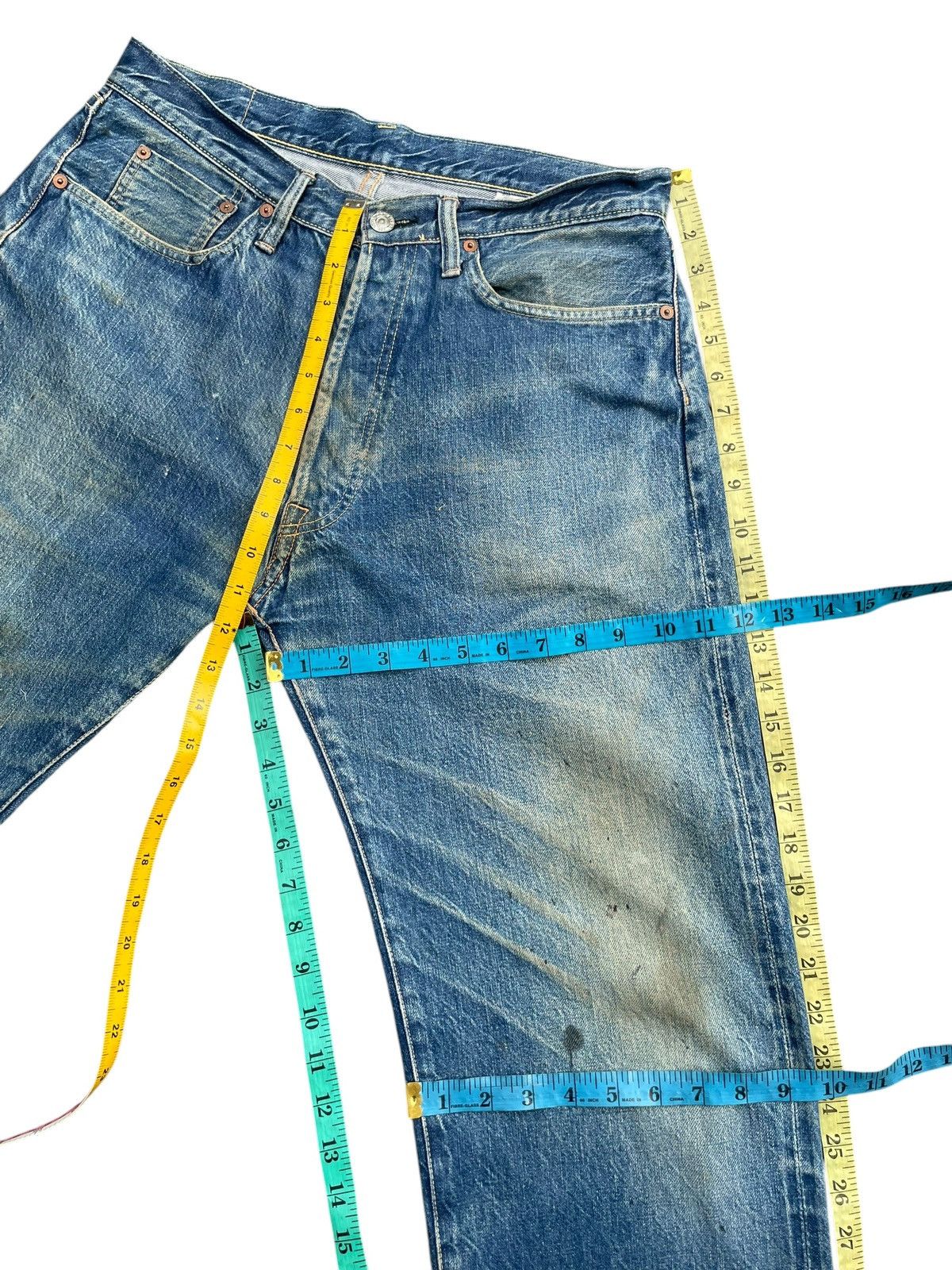 Japanese Brand Vintage Selvedge DopeDrakker Denim Size US 32 / EU 48 - 15 Thumbnail