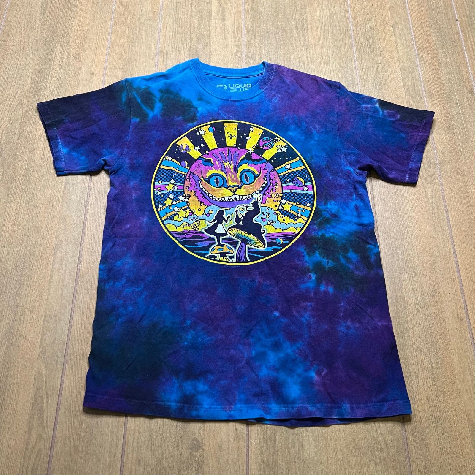 Liquid Blue Vintage Liquid Blue Sz M Tie Dye T Shirt Alice & Wonderland Size US M / EU 48-50 / 2 - 1 Thumbnail