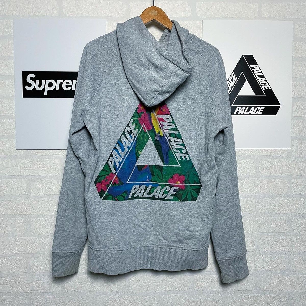 Palace Palace Tri-Ferg Hoodie Grey Vintage SS15 Wild Parrot Size US M / EU 48-50 / 2 - 1 Thumbnail