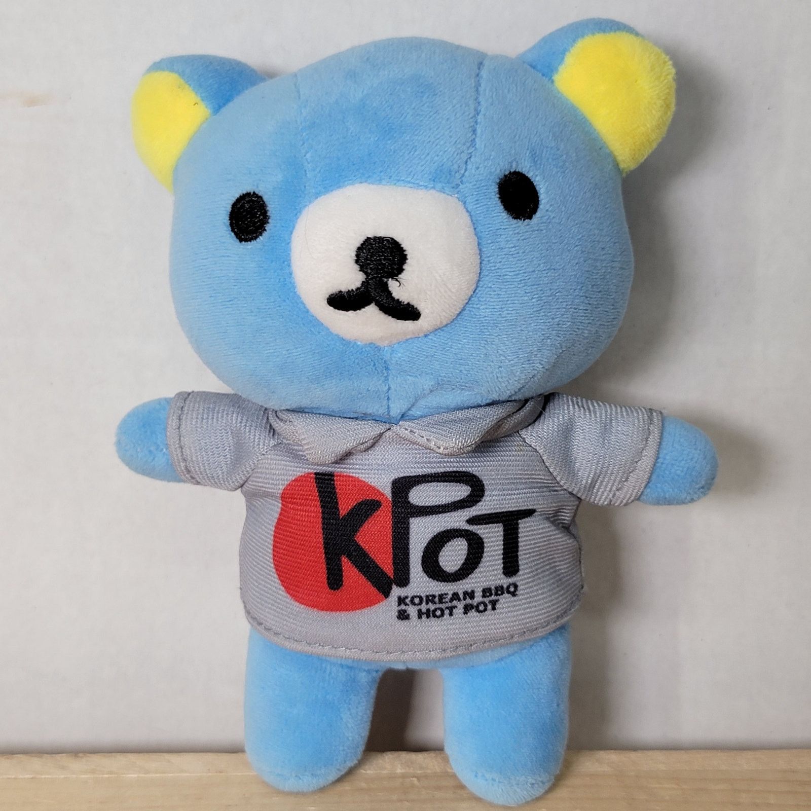 Other KPot Korean BBQ & Hot Pot Blue Plush Bear w/ Metal Clip Size ONE SIZE - 1 Thumbnail