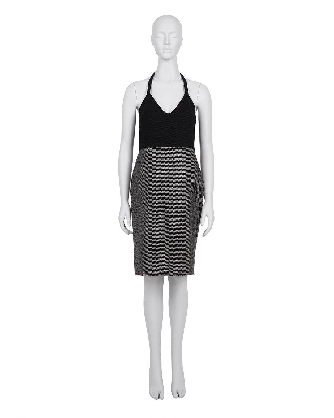 Miu Miu Miu Miu F/W2000 Halter Neck Wool Dress Size M / US 6-8 / IT 42-44 - 1 Thumbnail