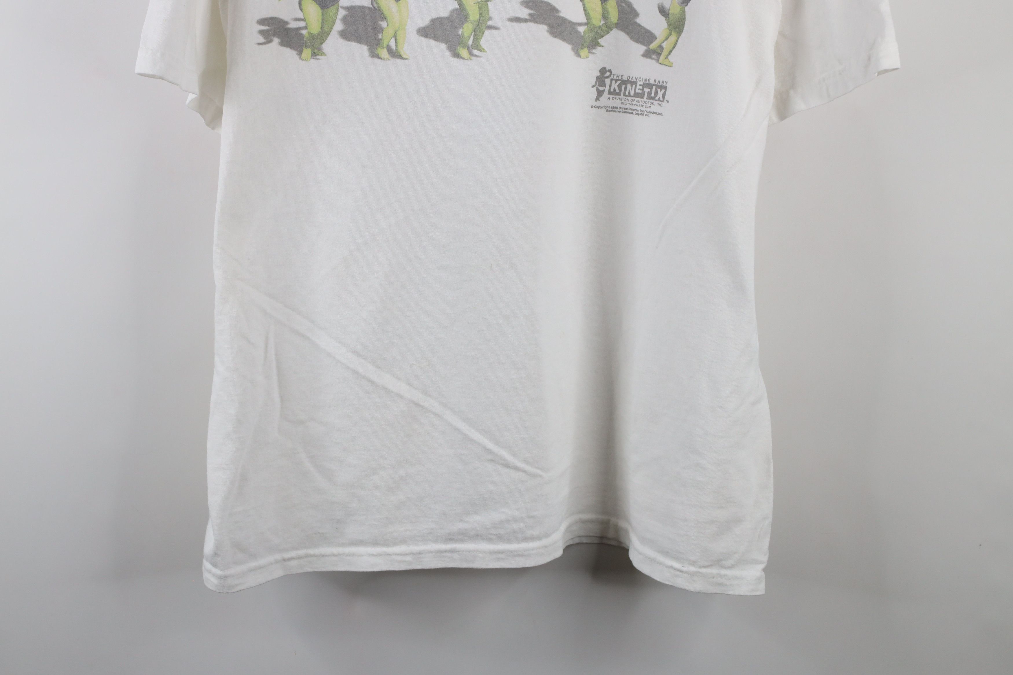 Vintage Vintage 90s Kinetix The Dancing Baby Short Sleeve T-Shirt Size US XL / EU 56 / 4 - 3 Thumbnail