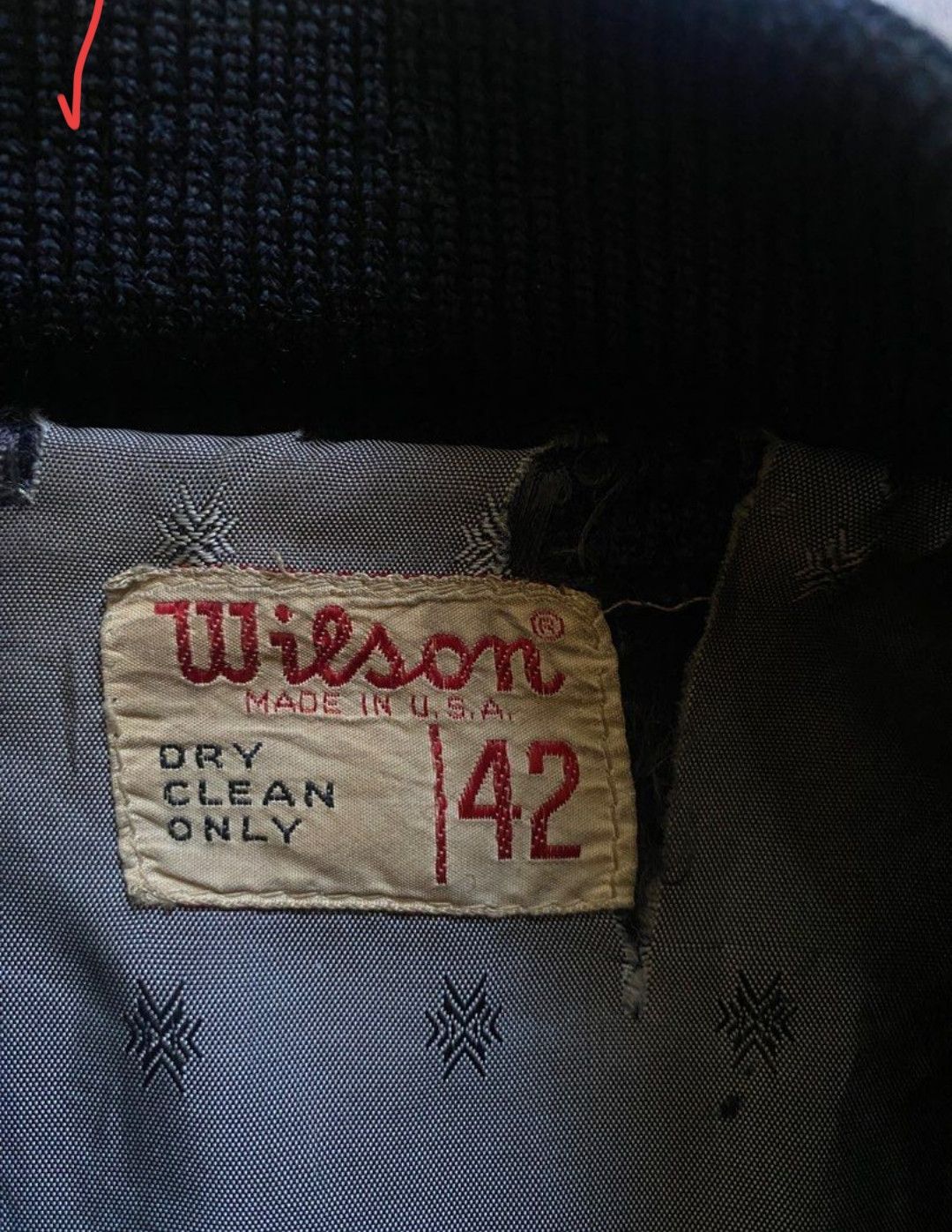 Wilson 1950's Vintage Wilson Letterman Jacket ( MADE IN USA ) Size US L / EU 52-54 / 3 - 5 Thumbnail