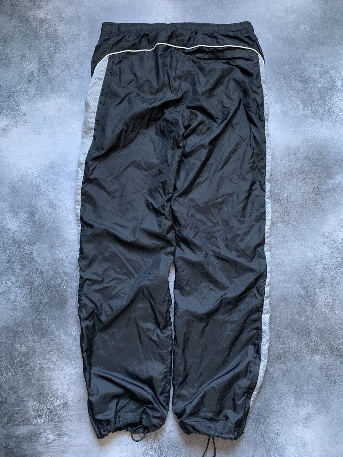 Nike × Vintage Vintage Nike Track Pants Drill Y2K style Swoosh Size US 31 - 4 Thumbnail