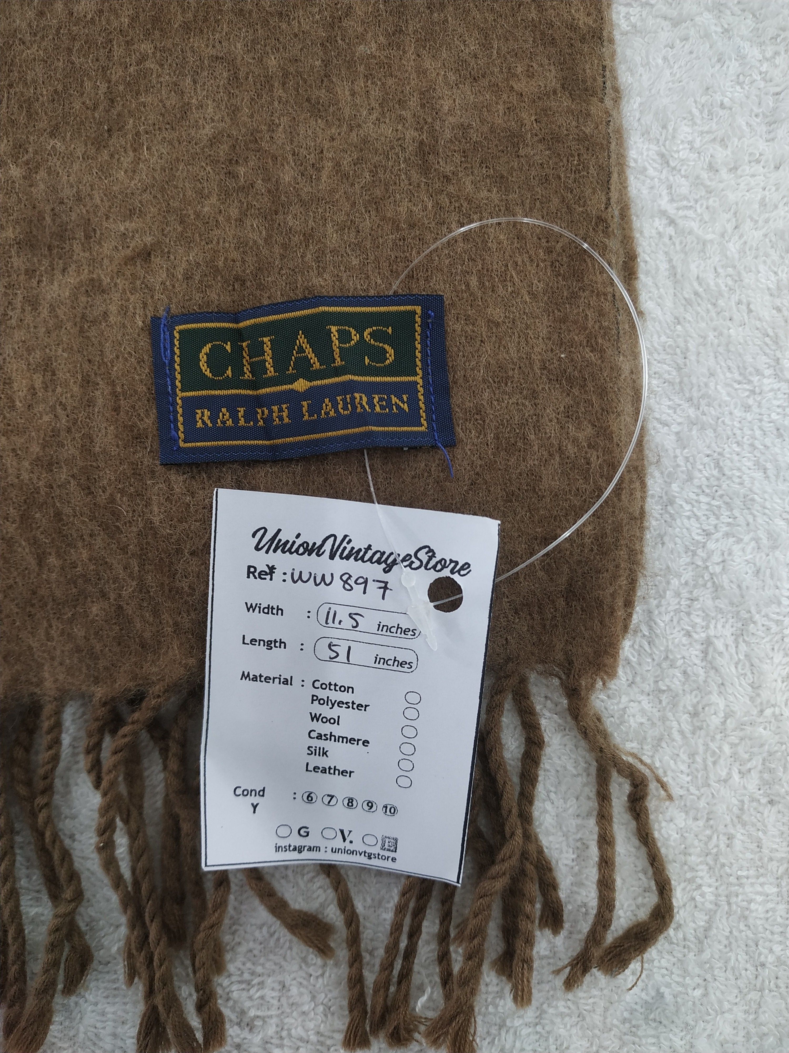 Chaps Ralph Lauren × Vintage Chaps Ralph Lauren Scarf / Muffler / Neckwear - WW897 Size ONE SIZE - 4 Thumbnail