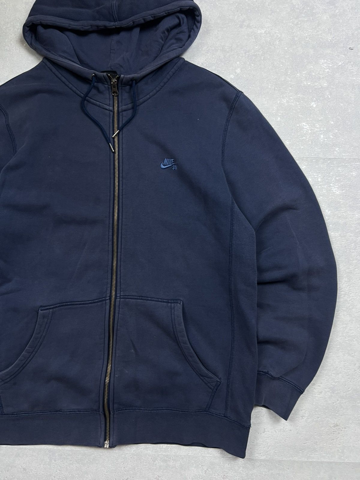 Nike 00s Nike SB Vintage Y2K Oversized Retro Zip Hoodie Size US M / EU 48-50 / 2 - 3 Thumbnail