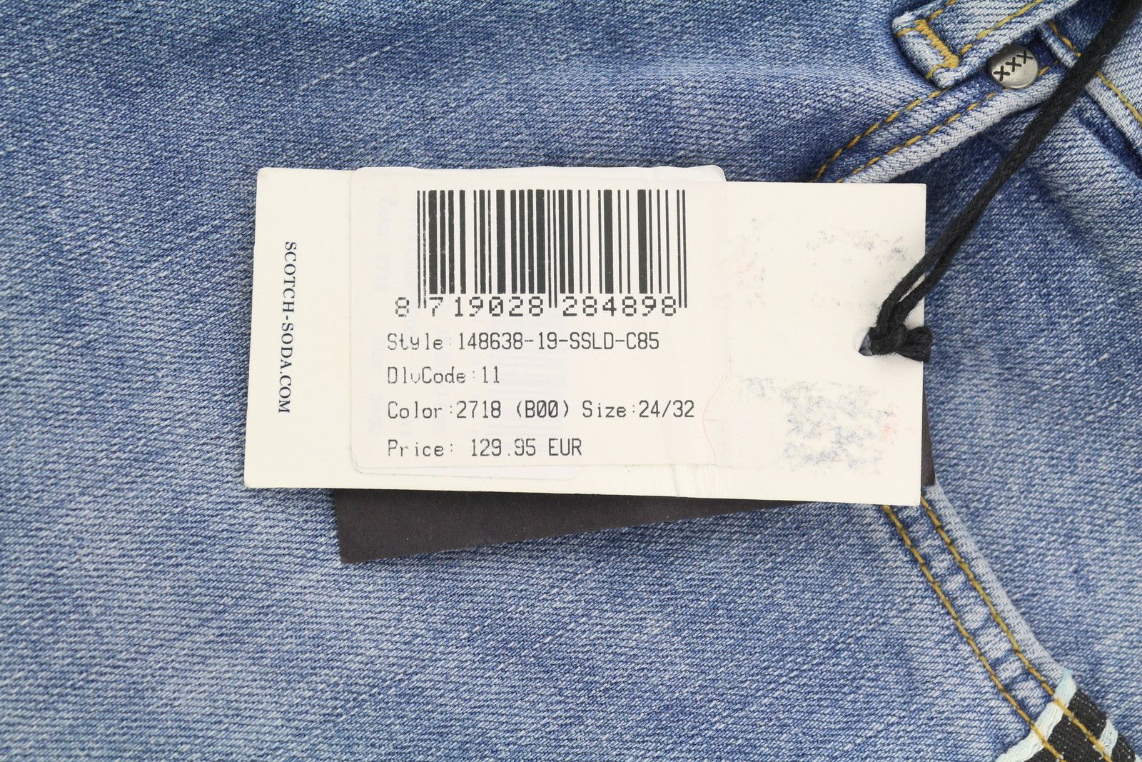 Scotch & Soda W24/L32 Blue Faded Petite Boyfriend Jeans 89094 Size 24" / US 00 / IT 34 - 8 Thumbnail