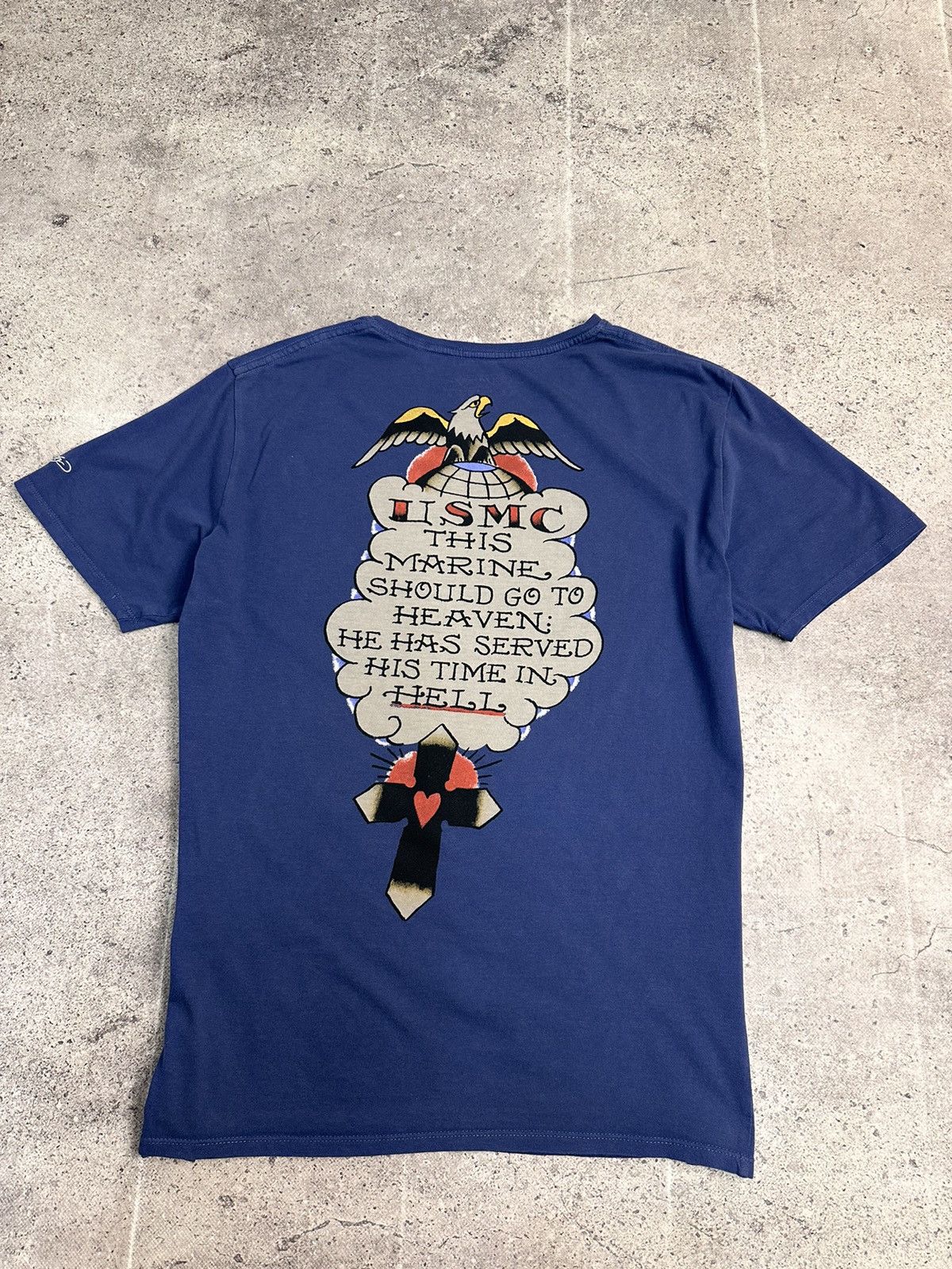 Ed Hardy Rare Skull & Bulldogs Graphics Love Is Mystery By Ed Hardy Size US M / EU 48-50 / 2 - 7 Thumbnail