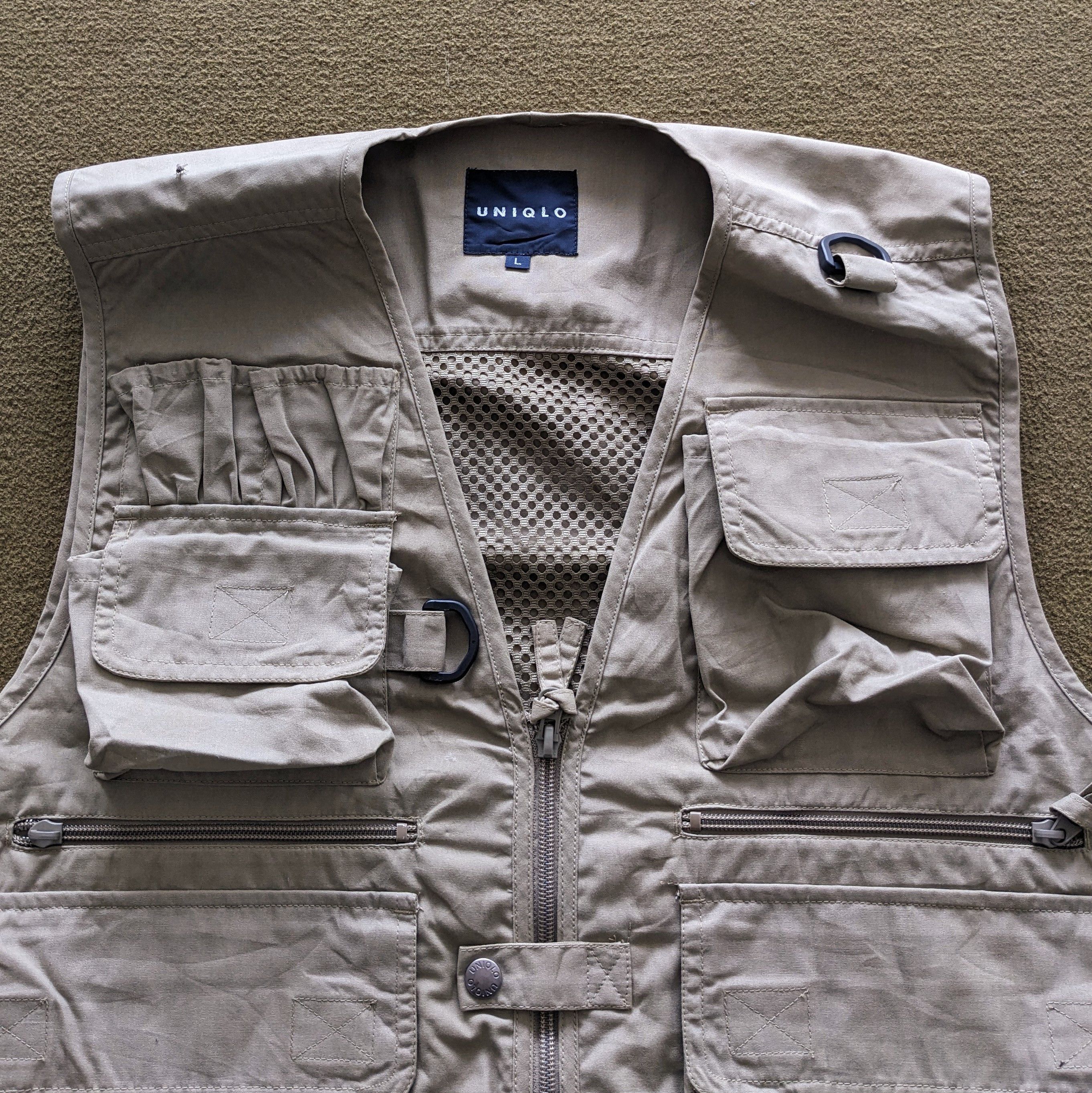 Vintage Vintage UNIQLO Tactical Vest Size US L / EU 52-54 / 3 - 3 Thumbnail