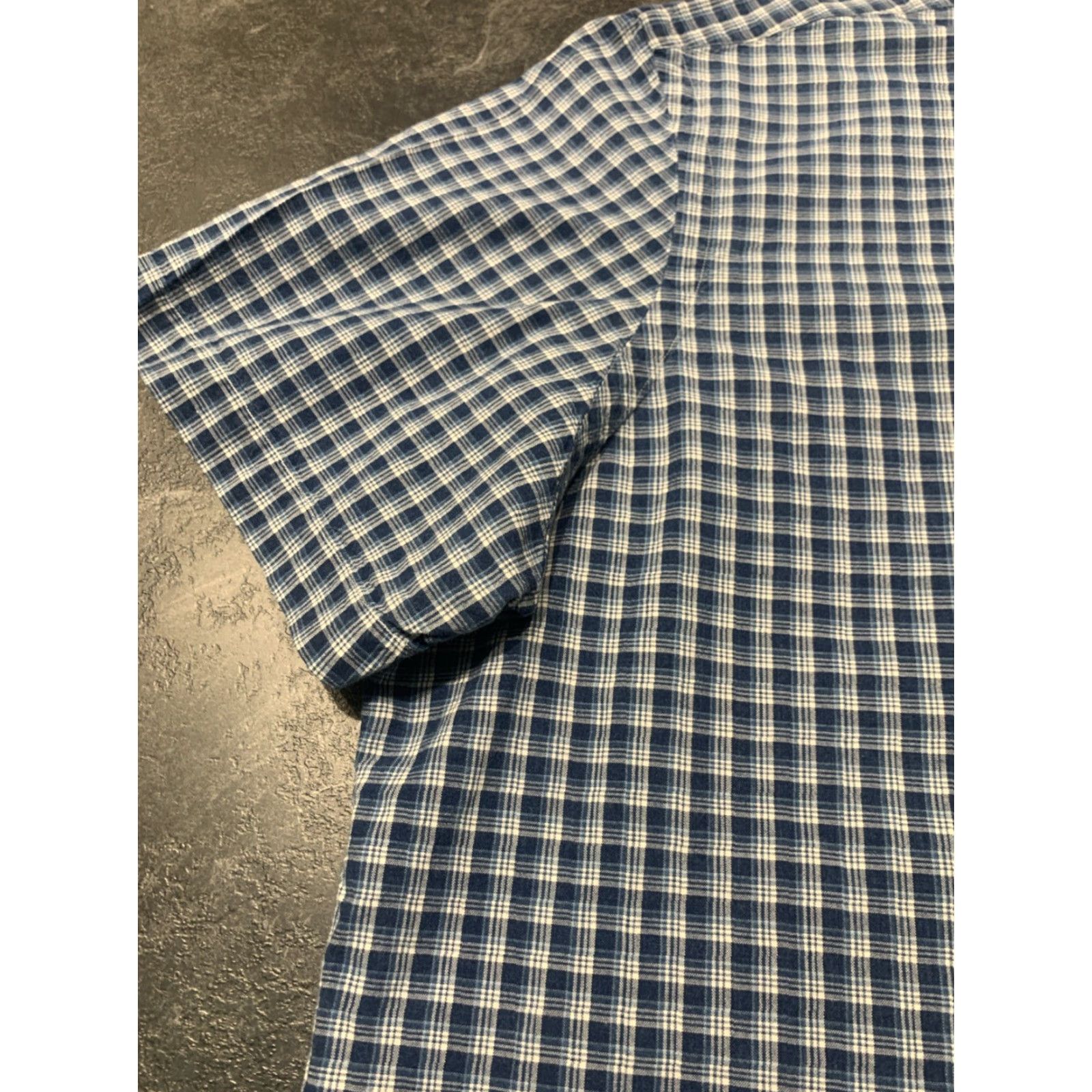 Polo Ralph Lauren Polo Ralph Lauren Vintage Button-Up Shirt Blue Plaid Short Sleeve Men's 2XL Size US XXL / EU 58 / 5 - 6 Thumbnail
