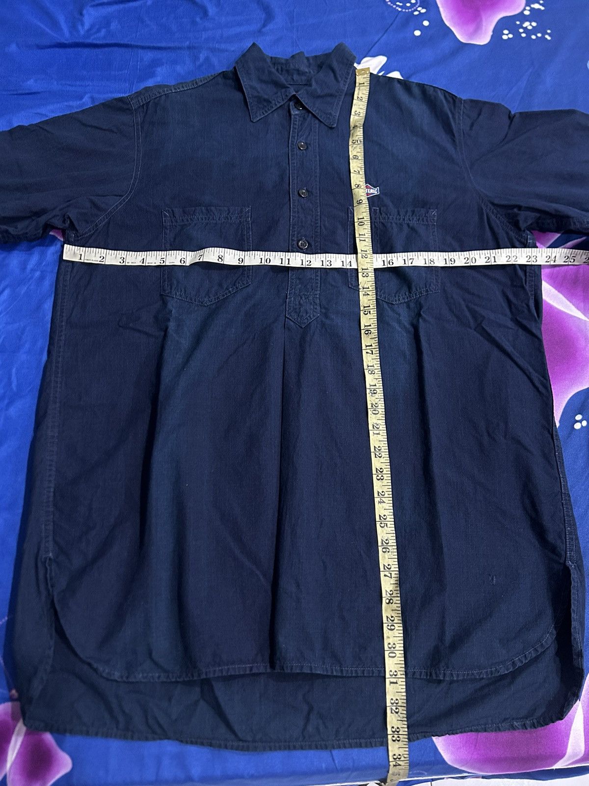 Hysteric Glamour Vintage Hysteric Glamour Short Sleeve Work Shirt Size US L / EU 52-54 / 3 - 15 Thumbnail