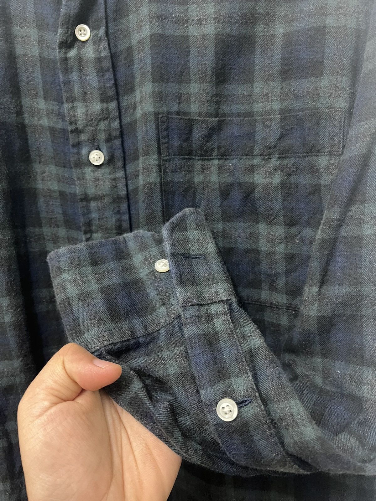 Thom Browne Thom Browne Flannel Shirt ButtonDown Size US M / EU 48-50 / 2 - 3 Thumbnail