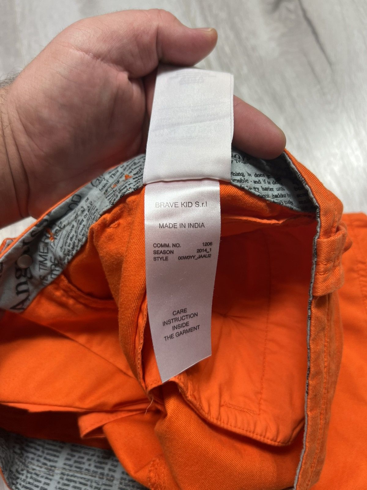 John Galliano John Galliano All Over Printed Orange Shorts Size Men’s XS Size US 28 / EU 44 - 18 Thumbnail