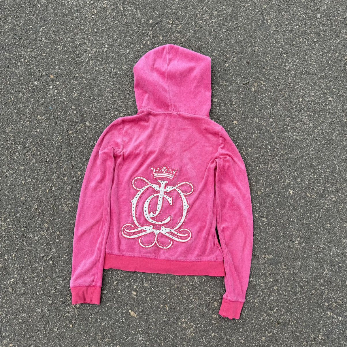 Vintage vintage juicy couture zip hoodie big logo rare style Size S / US 4 / IT 40 - 1 Thumbnail