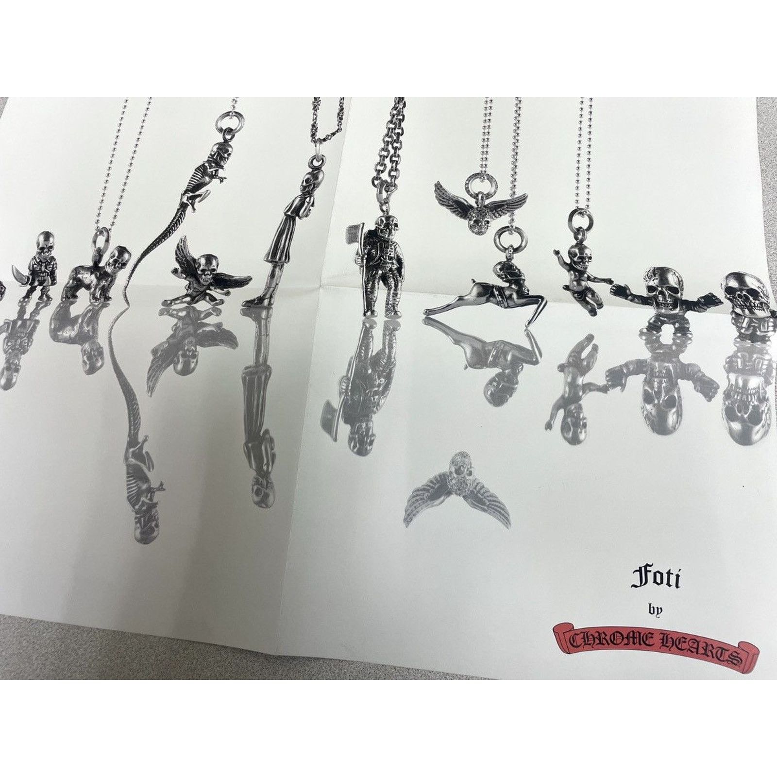 Chrome Hearts × Vintage Chrome Hearts silver jewelries 15x19 magazine Poster Size ONE SIZE - 2 Thumbnail