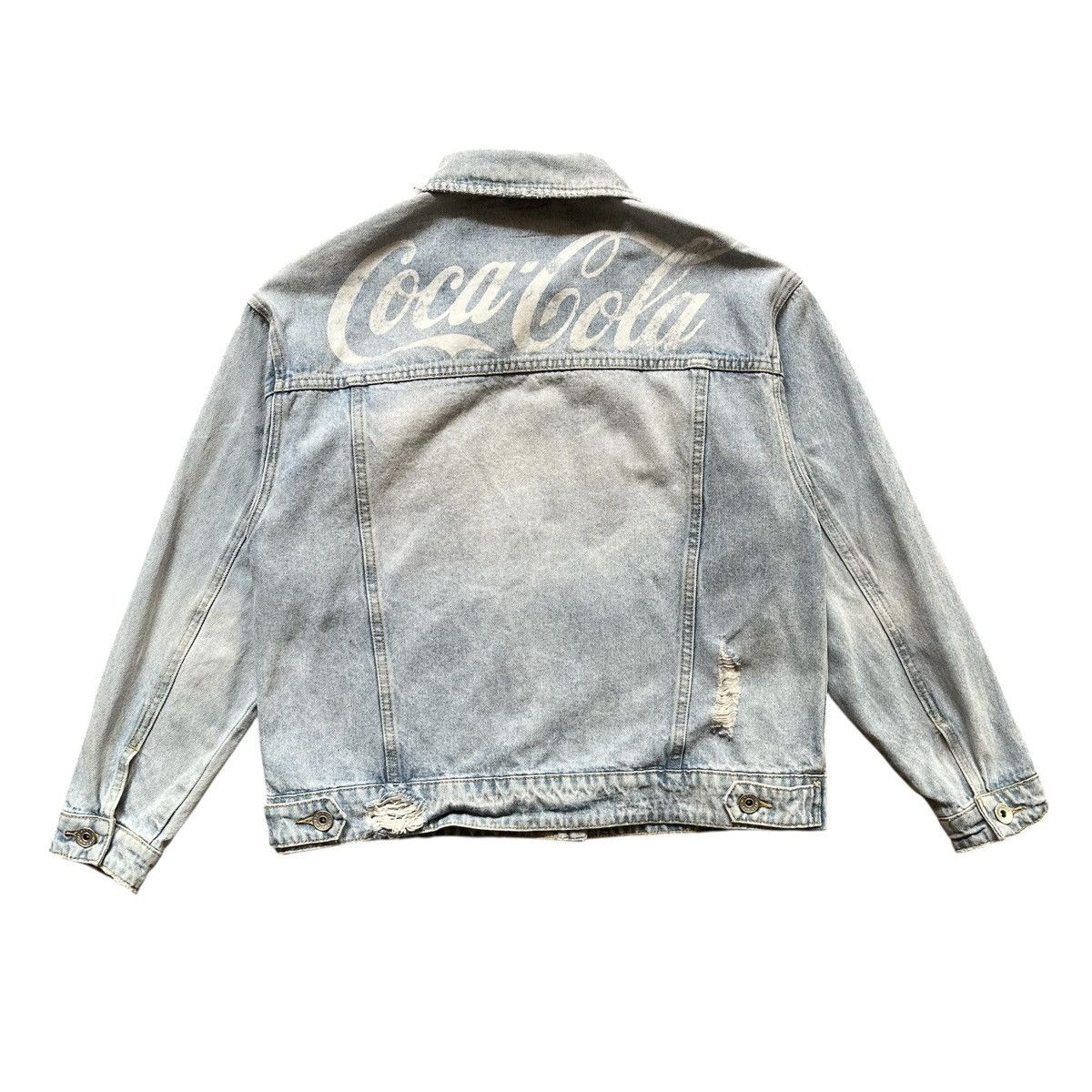 Vintage Coca-Cola Denim Jacket Size US S / EU 44-46 / 1 - 1 Thumbnail