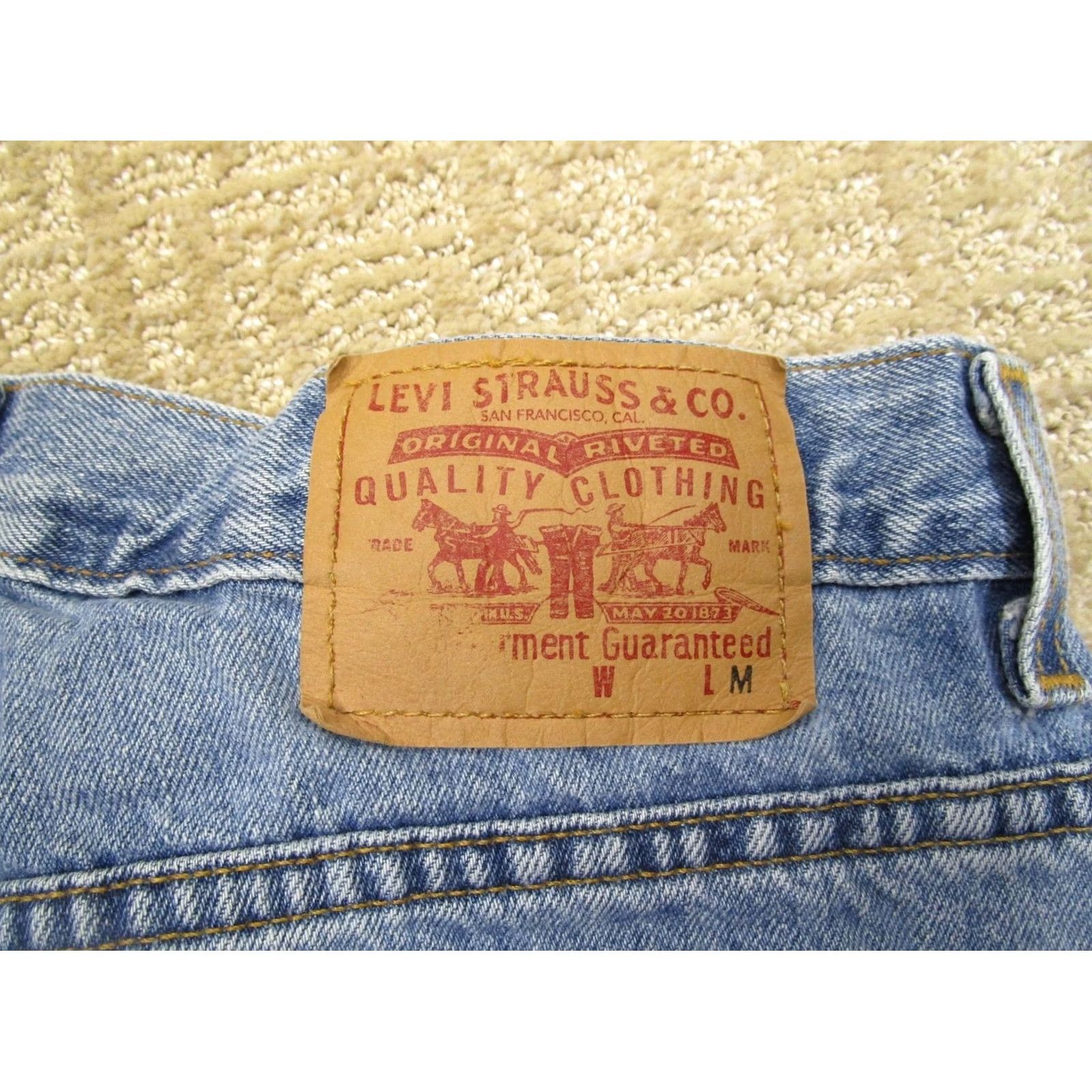 Levi's VINTAGE Levi's Jeans Women 12 Blue Mid Rise Bootcut Pant Light Wash USA 515 Mens? Size 34" / US 12 / IT 48 - 5 Thumbnail