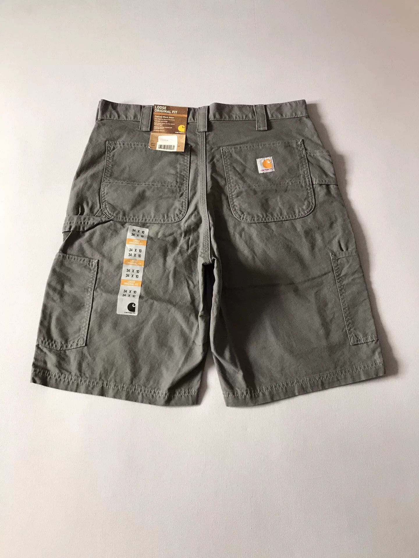 Carhartt Carhartt B147 Washed Canvas Work Shorts Size US 34 / EU 50 - 1 Thumbnail