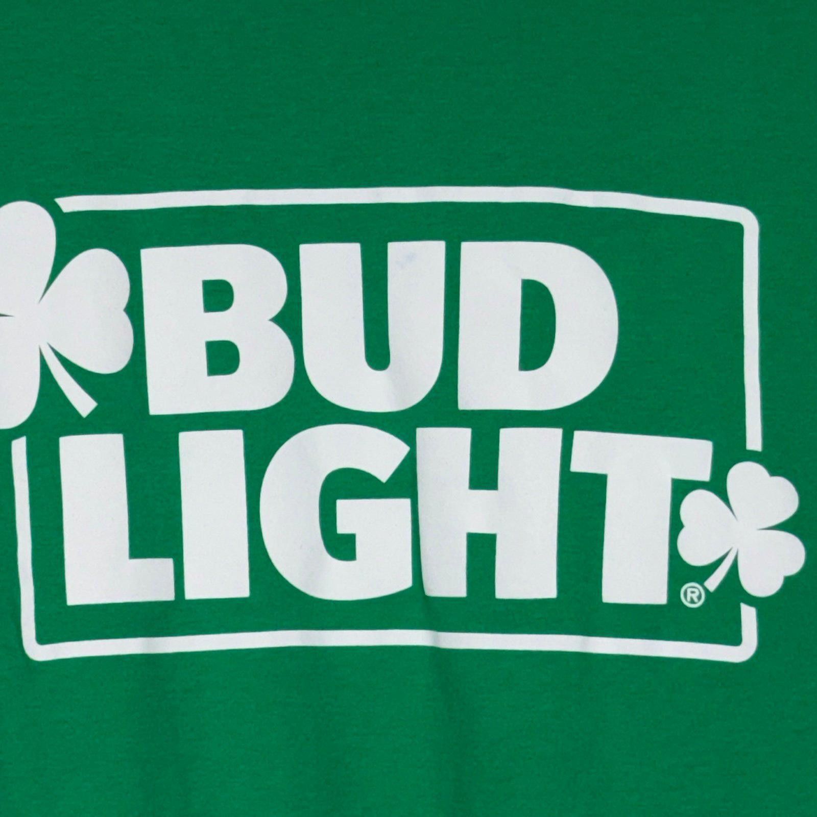 Hanes Bud Light St Patricks Day XL Tshirt Size US XL / EU 56 / 4 - 3 Thumbnail