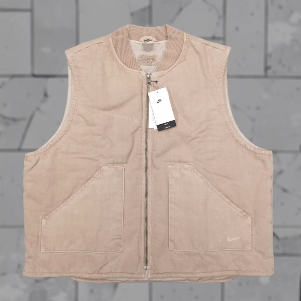 Nike Nike Life Padded Work Vest Men’s 2XL Beige Full Zip FZ6577-200 Size US XXL / EU 58 / 5 - 1 Thumbnail