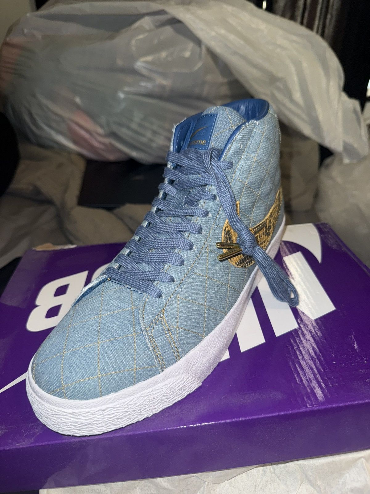 Nike × Supreme Nike sb zoom blazer mid qs 2 Size US 9 / EU 42 - 6 Thumbnail