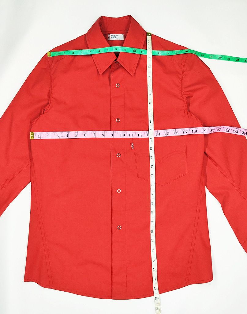 Levi's LEVIS engineered red color single pocket button up shirt Size US S / EU 44-46 / 1 - 4 Thumbnail