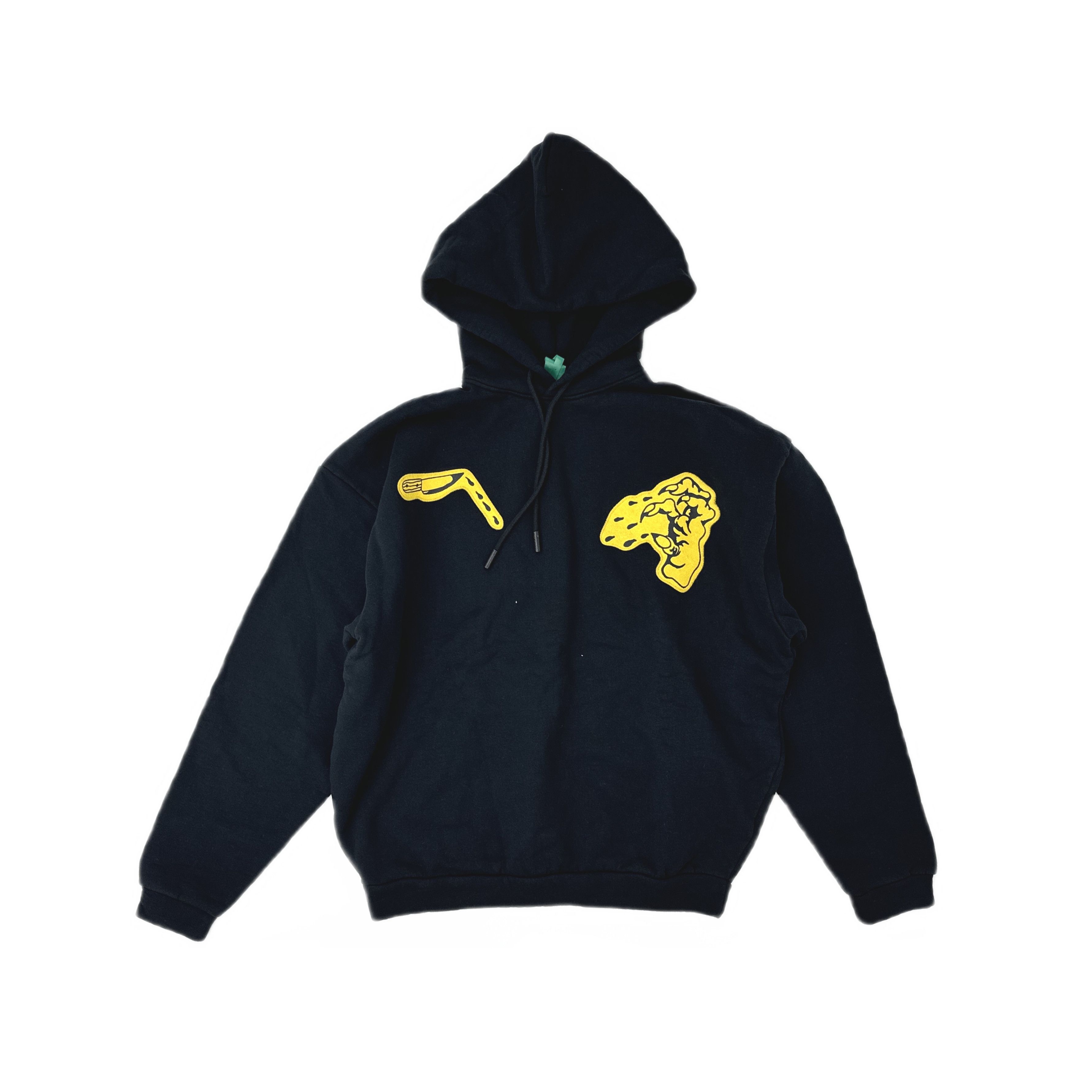 Off-White OFF-WHITE Embroidered Graphic Hoodie Black Size XS Size US XS / EU 42 / 0 - 1 Thumbnail