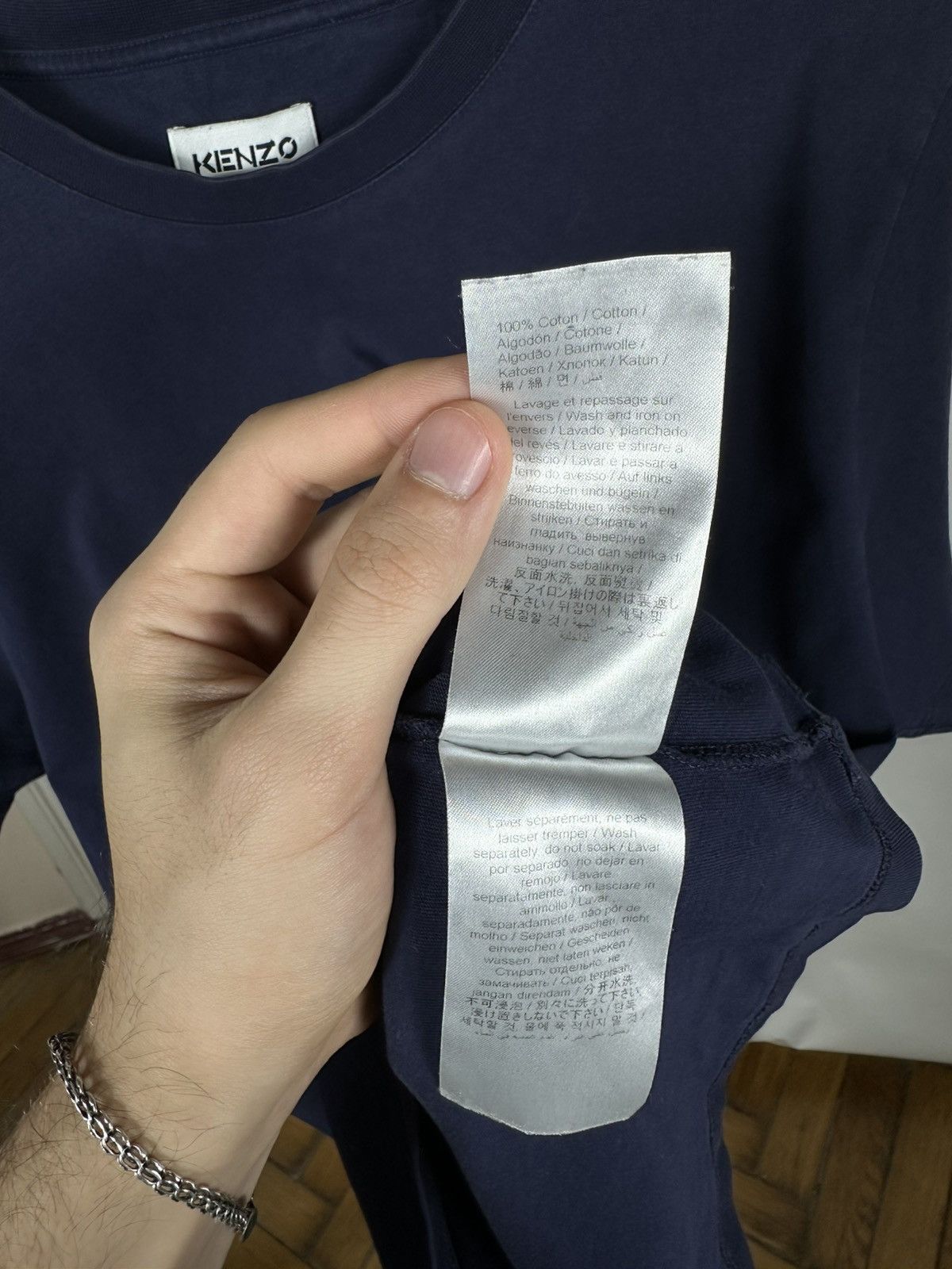 Kenzo Kenzo Small Tiger Crest Head T Shirt Size US L / EU 52-54 / 3 - 10 Thumbnail