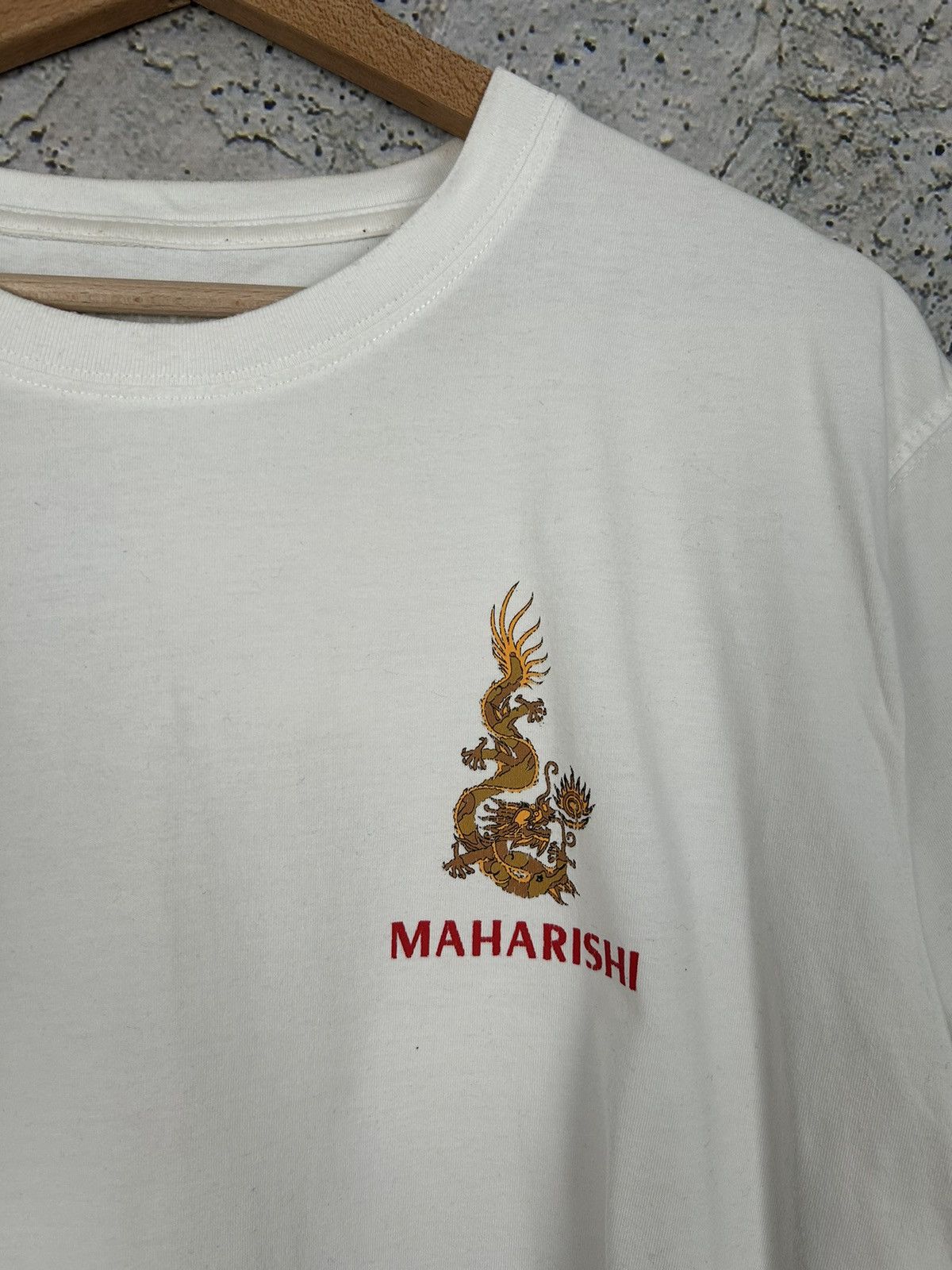 Japanese Brand Maharishi The Art Of War Japanese Dragon Graphic Tee Rare Size US XL / EU 56 / 4 - 6 Thumbnail