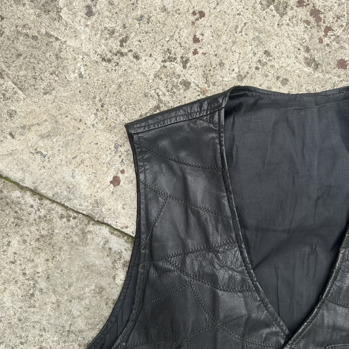 Japanese Brand × Y/Project Vintage Japanese Style Leather Vest Y2K Band Rock 00s USA Size US M / EU 48-50 / 2 - 7 Thumbnail