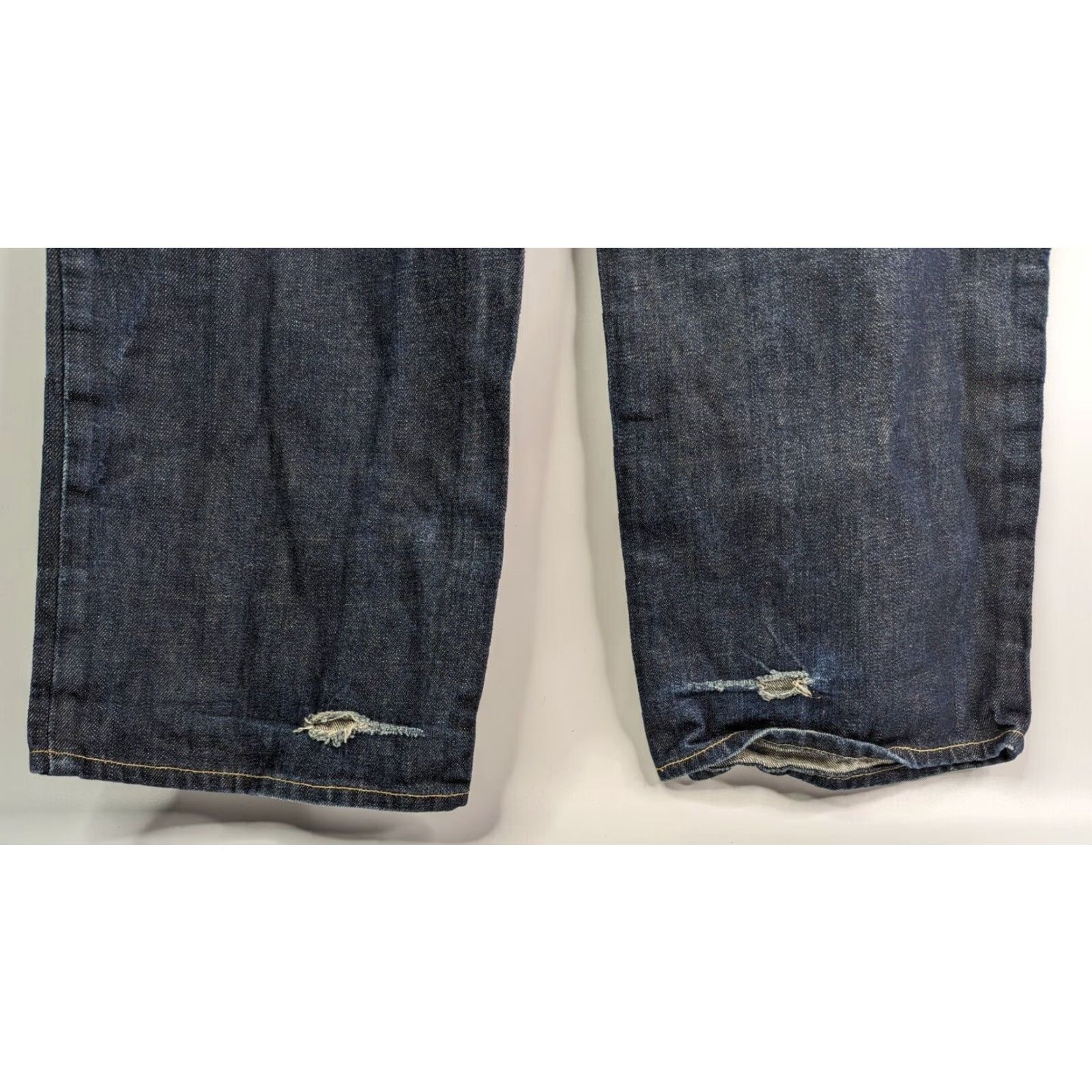 Vintage VINTAGE Re:VERB Brooklyn Jeans Mens 38 Regular Jeans Hip Hop Distressed Blue Wide-Leg 1990s Boys? no gender. Size US 38 / EU 54 - 6 Thumbnail